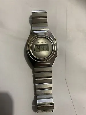 Vintage Microma Digital Watch.New Batteries Working But Needs Attention.See Pics • $135.65