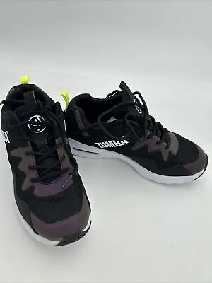 ZUMBA Women's Air Classic Sneakers Nonslip Low-Top Dance Sneakers W 7.5 BLACK • £48.21