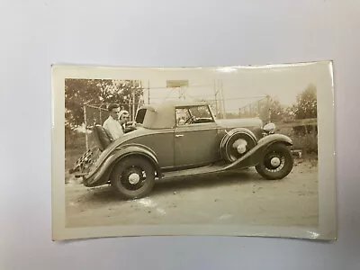 C1934 Menlo Park Classic Car With Kids In The Back VINTAGE Photo • $11.96
