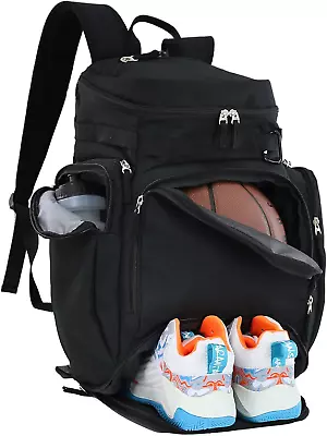 Basketball Backpack Bag With Large Shoe And Ball Compartment Soccer Backpack S • $51.88