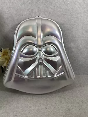 Vintage Darth Vader Cake Pan Star Wars Baking Mold 1980 Wilton • £10.60