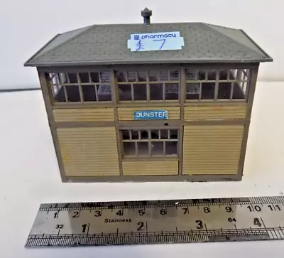 Dunster Wooden Style Signal Box Oo Gauge By Hornby • £6.99