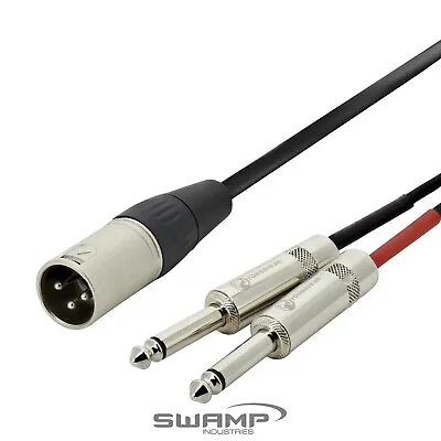Combiner / Splitter Y Cable - XLR(m) To 2x 1/4  - 5m • $27.99