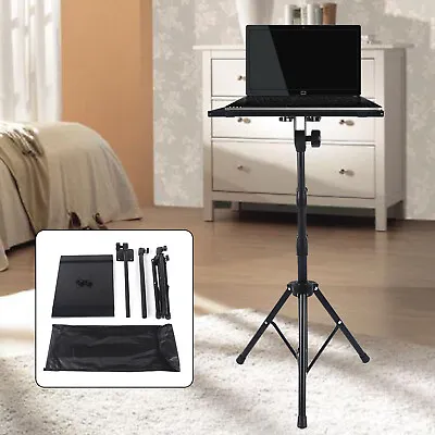 $33 • Buy Projector Tripod Stand Computer Rack Adjustable Floor Laptop Bracket Stand +Tray