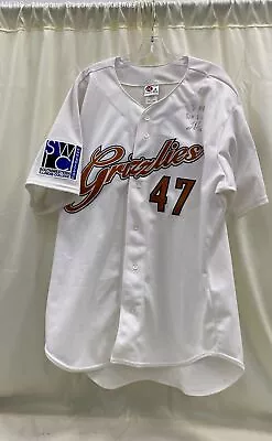 Autographed #47 Grizzles Baseball Jersey Rawlings - Size 2XL • $14.99