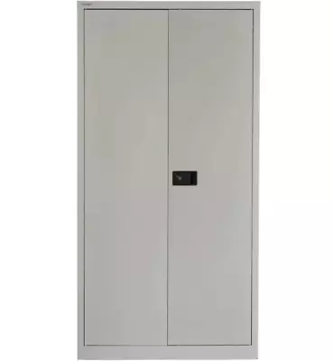 Bisley Office Cupboard Lockable With 3 Shelves - Stylish Storage Solution • £249.99