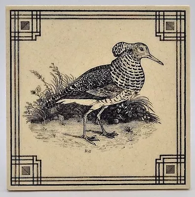 Victorian Tile English Birds Series Maw & Co Broseley Salop C.1882 • $174.07