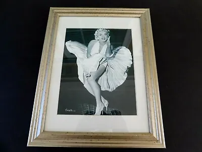 Marilyn Monroe Subway Photo In Silver Frame 8x10 Photo 12x15  Frame Fine • $6