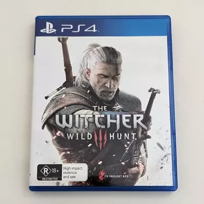 Very Good Condition! Genuine PlayStation 4 PS4 The Witcher 3 Wild Hunt PAL AUS • $16.99