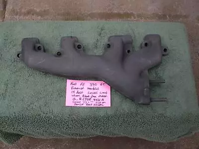 Ford Fe 390 Gt Single Drivers Side Exhaust Manifold For Mustang Cougar Etc  • $399.99