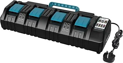 18V 4 Ports Charger DC18SF For Makita 14.4V-18V Li-ion Batteries BL1850 BL1815N • £91.78