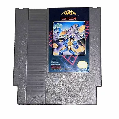 Mega Man 1 Nintendo Nes Cleaned & Tested Authentic Dust Cover Included • $128.97