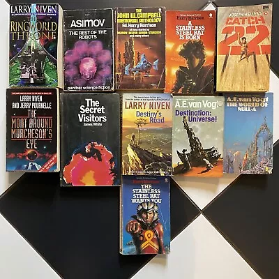£13.99 • Buy 14x Vintage Science Fiction Fantasy Paperback Book Bundle Sci Fi Harry Harrison