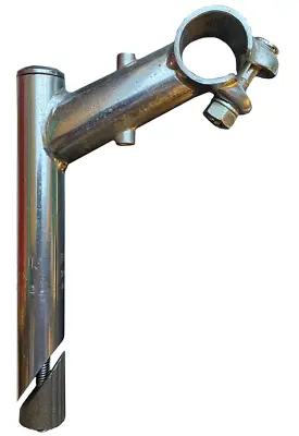 QUILL HANDLEBAR STEM 22.2mm (1  ) INCH 75mm  MOUNTAIN BIKE HYBRID SILVER HANGER • £3.99