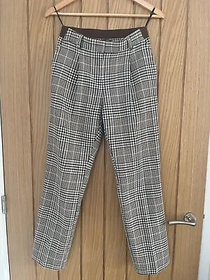 Primark Checked Trousers Country Chic. Size 8 Vgc • £7