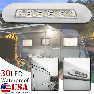 $19.99 • Buy 12V LED RV Awning Porch Light Exterior Camping Lights Lamp For Trailer Caravan