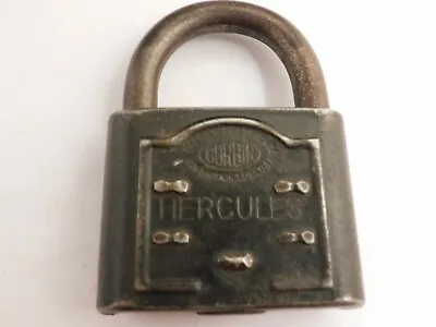 $9.50 • Buy Vintage Corbin Cabinet Lock Co Hercules Padlock New Britain Connecticut