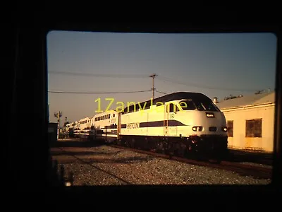 7R15 TRAIN SLIDE Railroad 35MM Photo METROLINK 890 ORANGE CALIFORNIA 4-16-10 • $9.95