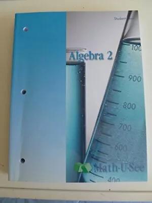 Algebra 2 Math U See Student Text Only By Demme • $38.93