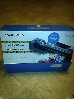 VuPoint Magic Wand Portable Scanner With Auto-Feed Dock PDSDK-ST470-VP Leopard • $64.95