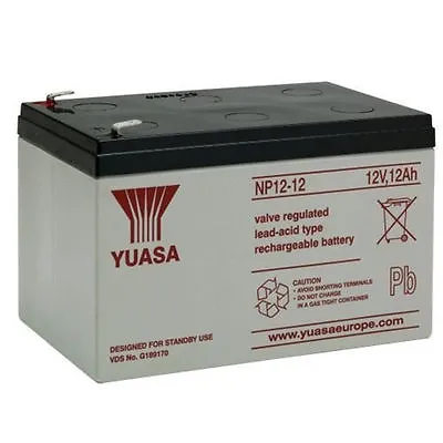 £37.49 • Buy YUASA 12AH Electric Car Battery - Peg Perego Injusa Feber John Deere Caterpillar