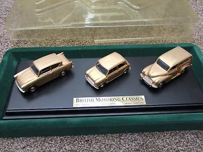 £19.95 • Buy Corgi British Motoring Classics - Gold Anglia, Mini & Morris Traveller NO BOX
