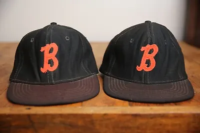 Vintage Baseball Hat Baltimore Orioles General Pro Knit Texon Visor Black Cap  • $74