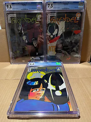 Grendel #1 #2 #3 Set (1983) Cgc 9.6 7.5 8.0 Grendel Argent Matt Wagner Comico • $750