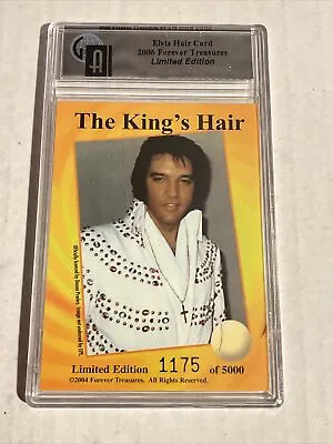 2004 Forever Treasures Elvis Presley The Kings Hair 1175 /5000 • $99.95