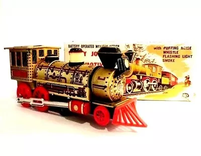  Vintage Battery Operated Mystery Action Casey Jones Locomotive Tin Train • $143.96