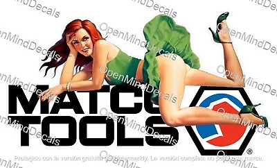 Matco Tools Sticker Decal Sexy Girl Mechanic Toolbox Sign Chest Usa • $4.95