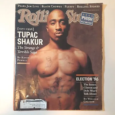 $40.50 • Buy Rare Rolling Stone Magazine Issue 746 October 31 1996 2Pac Tupac Shakur Hip Hop