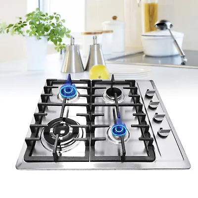 23  Cooktop 4 Burners Built-in Stove Top Stainless Steel Gas Cooktop Kitchen • $148