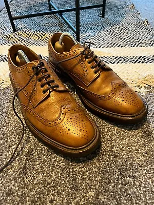 Loake Badminton Country Brogues UK Size 7.5 EU 42 • £75