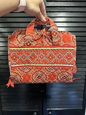 Vera Bradley Paprika Orange Floral Hanging Travel Organizer • $15