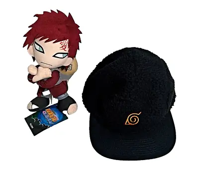 Naruto Shippuden NWT Gaara Kazekage 8  Plush And Black Sherpa Camper Hat/Cap • $19.99