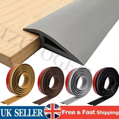 PVC Laminate Carpet Floor Edging Door Bar Floor Edge Trim Floor Transition Strip • £14.08