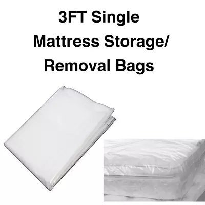 3FT Single Mattress Bag Storage Cover Moving Bag Dust Protector Heavy Duty 300G • £4