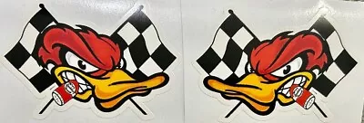 2pack Rat Rod Hot Rod Chopper Motorcycle Rat Fink Sticker Vintage Racing • $4.20