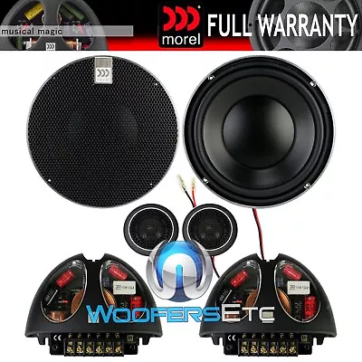 Morel Hybrid 42 4  Car 2-way Component Speakers Mids Tweeters Crossovers New • $949