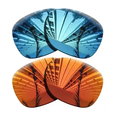 2Pairs Polarized Replacement Lenses For-Oakley Beckon-Blaze Red+Glacier Blue • $16.56