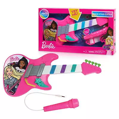 Rock Star GuitarInteractive Electronic Toy Guitar With LightsSoundsMicrophone • $25