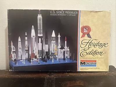 Vintage Monogram Heritage Edition U.S. Space Missiles Model Kit 1:128 • $45