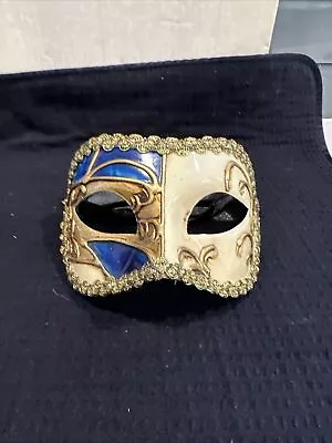 Vintage Original Venezia Hand Painted Mask Hand Made In Italy. Very High Qualit • $10