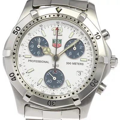 TAG HEUER Professional 2000 Series CK1111 Chronograph Quartz Men's_800478 • $563.64