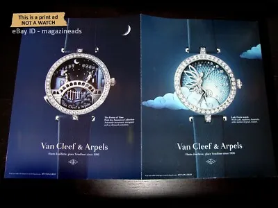 VAN CLEEF & ARPELS Watches 4-Page AD 2022 Poetry Of Time Lady Feerie Lady Arpels • £7.60
