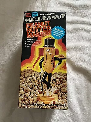 Vintage Mr. Peanut Peanut Butter Maker As Seen On TV Never Used  • $72.92