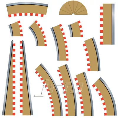 £10.95 • Buy SCALEXTRIC Slot Car Track Borders & Barriers - Choose From The List
