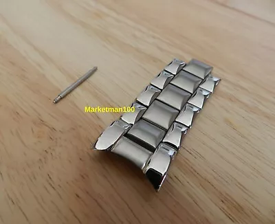 £24.50 • Buy Two Tone Silver Top 5 Fixed Links To Fit AR1635 Armani Men's Watch Strap 22mm