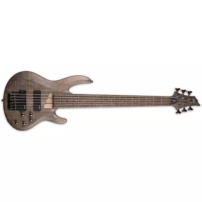 ESP LTD B-206SM 6-String Electric Bass Guitar See Thru Black Satin BRAND NEW • $699